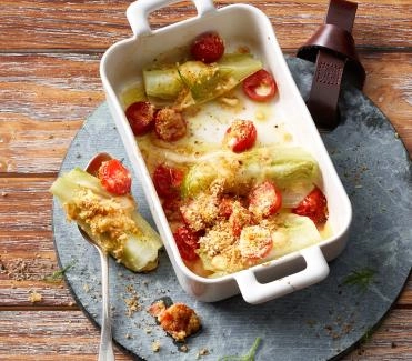 201709 fenchel tomaten gratin mit mozzarella